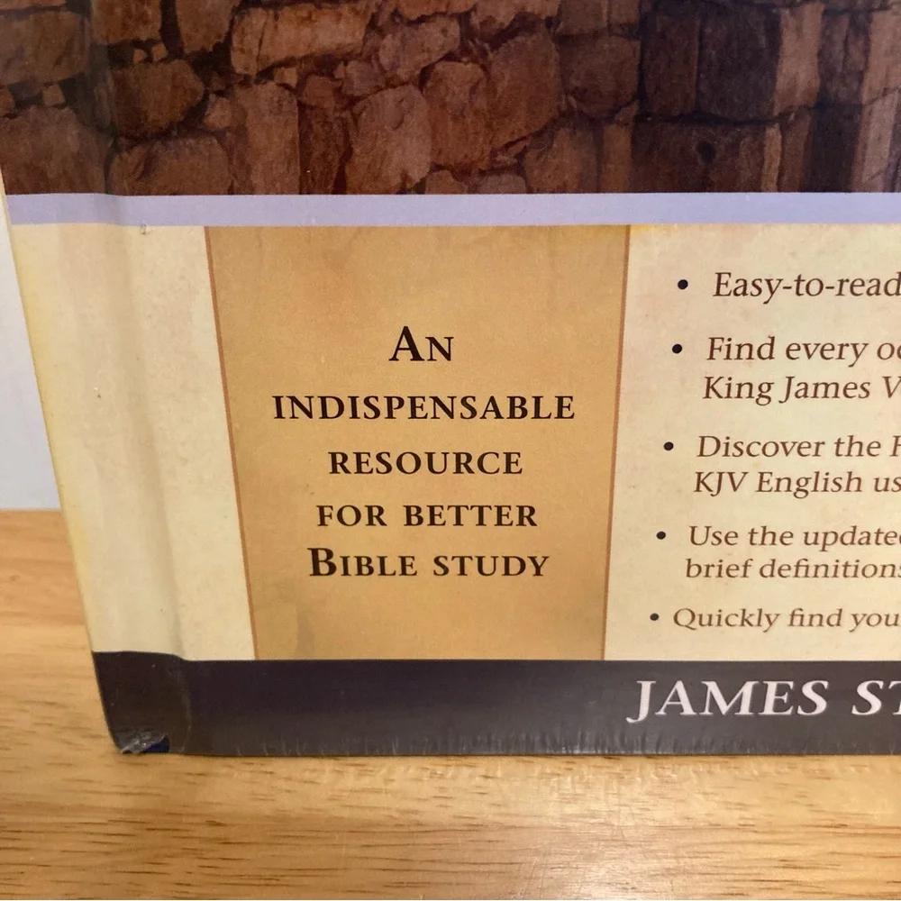 Strong's Exhaustive Concordance of the Bible - Sealed NOS Bible Study Book